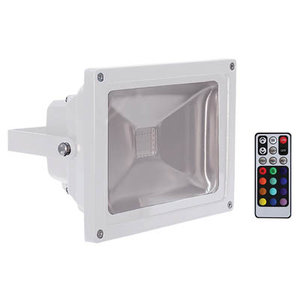 Ledstraler wit L331B 30W RGB floodlight met afst.bediening