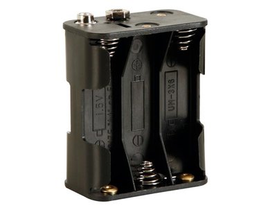  BATTERIJHOUDER VOOR 6 x AA-CEL (VOOR BATTERIJCLIPS) 