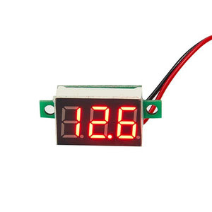 lont Smerig Rijp REKIT R8902 digitale mini led display voltmeter, rode leds - gigatronic