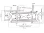 TV MUURBEUGEL WB043 - 32"-60" (81-152 cm) - max. 40 kg - KANTELBAAR_6