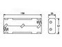  BATTERIJHOUDER VOOR 6 x C-CEL (VOOR BATTERIJCLIPS) _6