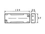  BATTERIJHOUDER VOOR 6 x C-CEL (MET SOLDEERLIPPEN) _6